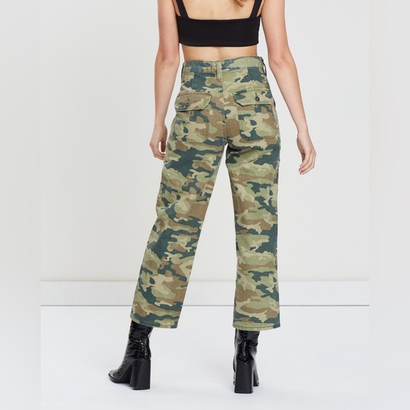 FREE PEOPLE We the Free: REMY CAMO PANTS, Size 28 - Picture 2 of 12